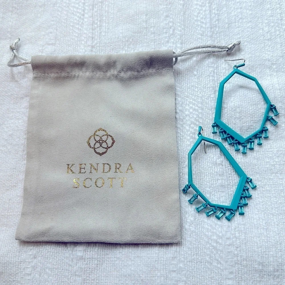 Kendra Scott Turquoise French Wire Earrings, NWOT